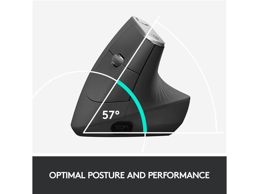 Logitech MX Vertical Advanced Ergonomic - Optisch