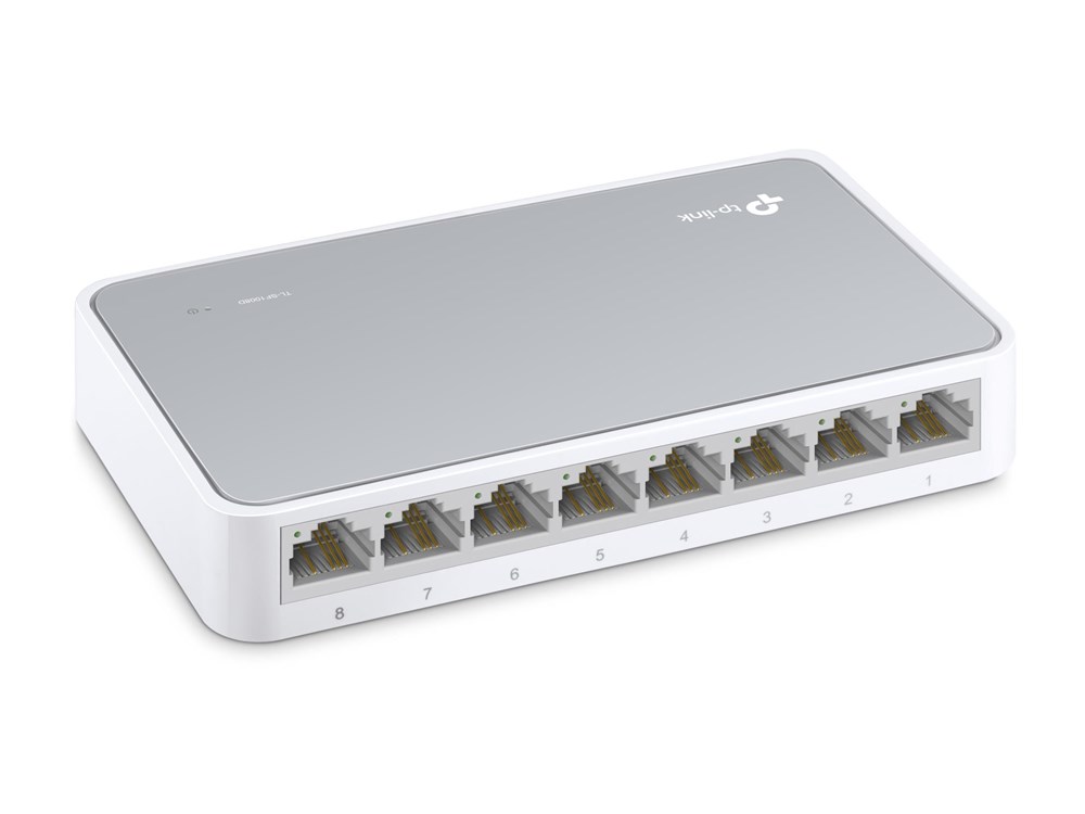 TP-LINK TL-SF1008D - Fast Ethernet switch - 8 Poorts