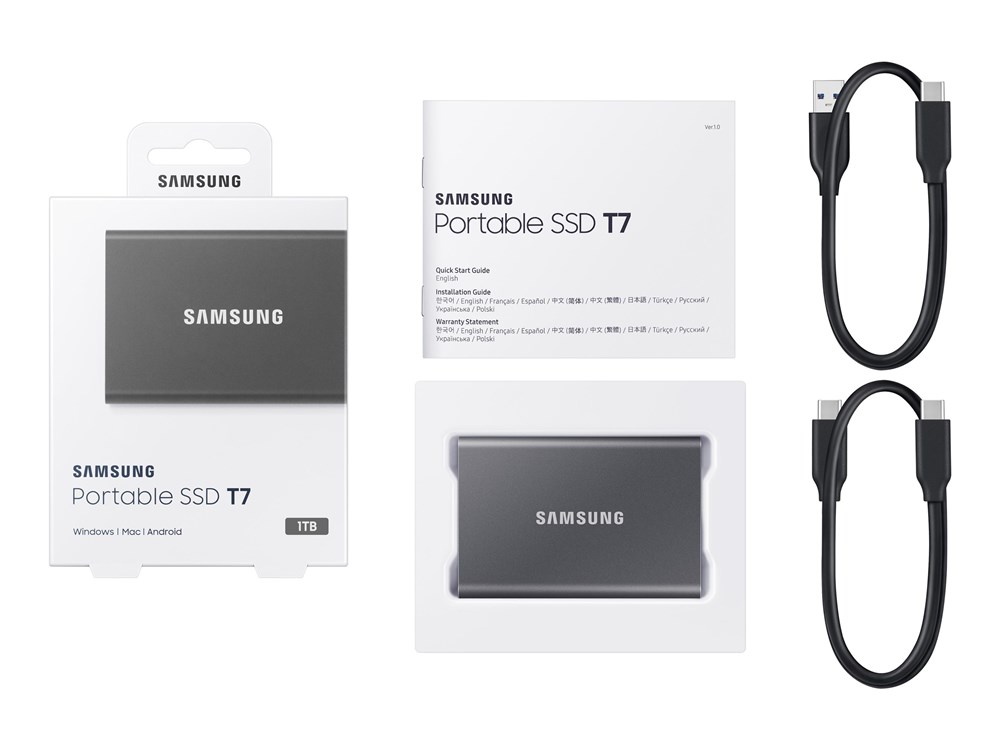 Samsung Portable SSD T7 - 1 TB