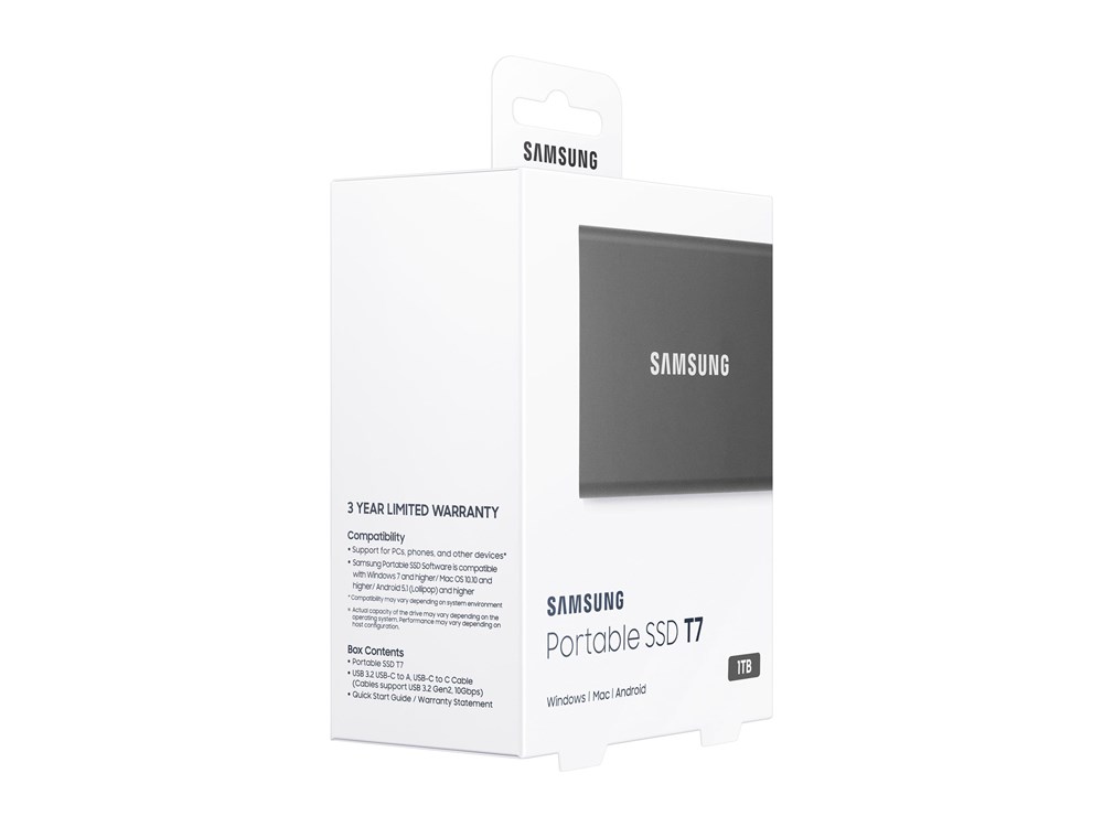 Samsung Portable SSD T7 - 1 TB