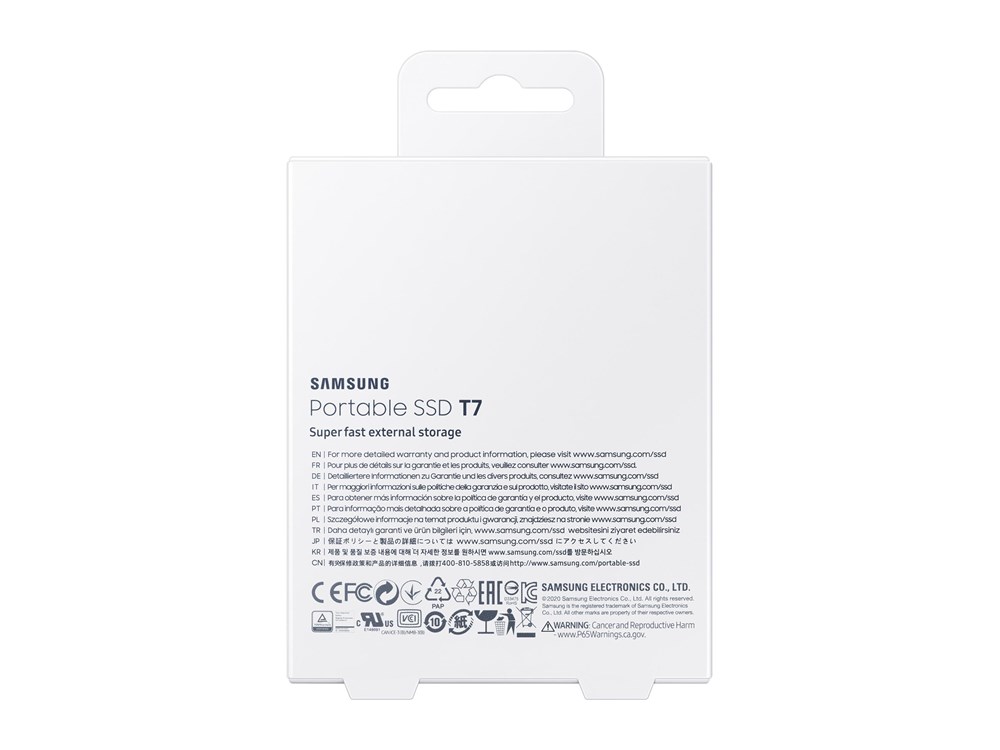 Samsung Portable SSD T7 - 1 TB